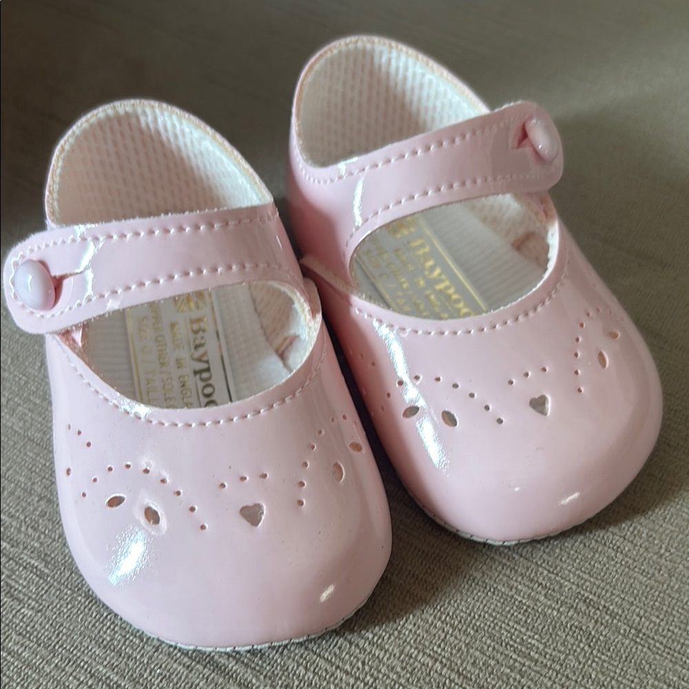Baypods Pink Baby Mary Jane Shoes size 0
